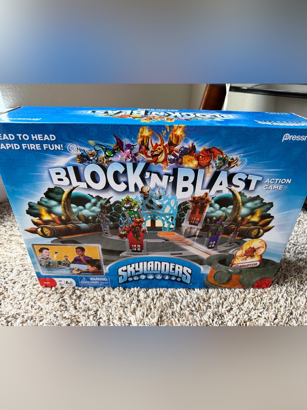 New! Skylanders Block N Blast Game